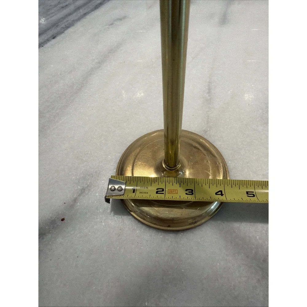 Vintage MCM Gatco SolidBrass‎ Double Hand Towel Ring Holder Stand Bathroom ES008